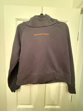 Orangetheory Gray Sweatshirt with Orange Logo